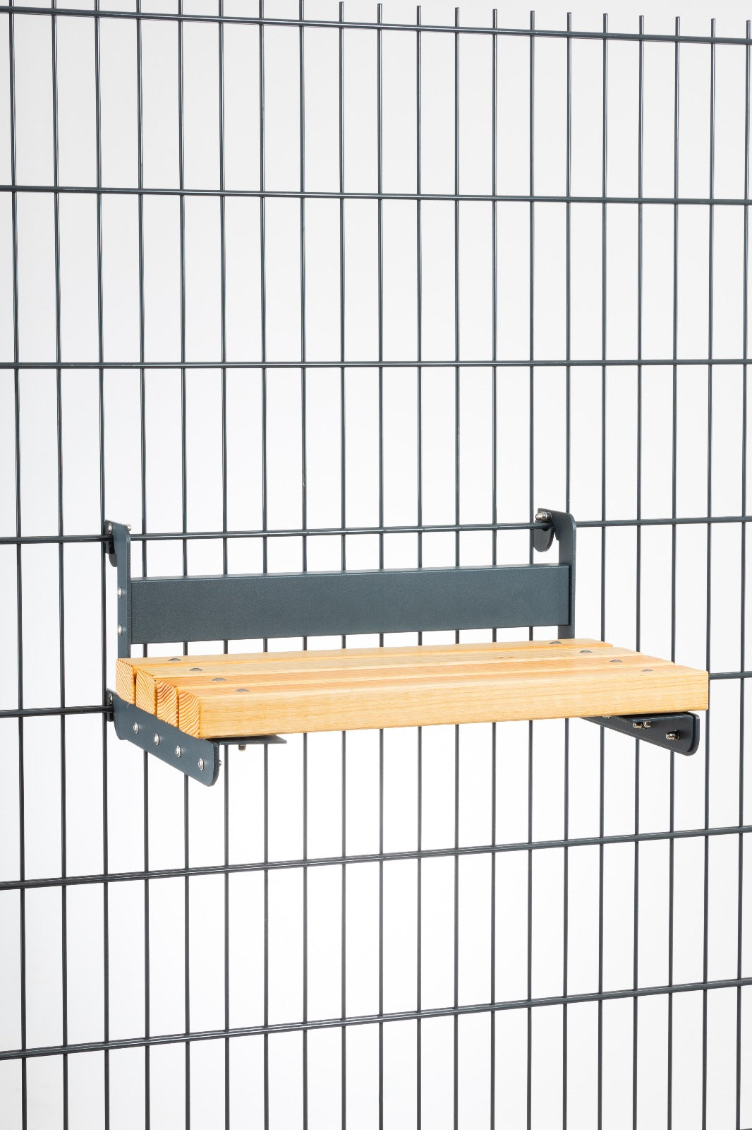 Sitzbank Stabgitterzaun